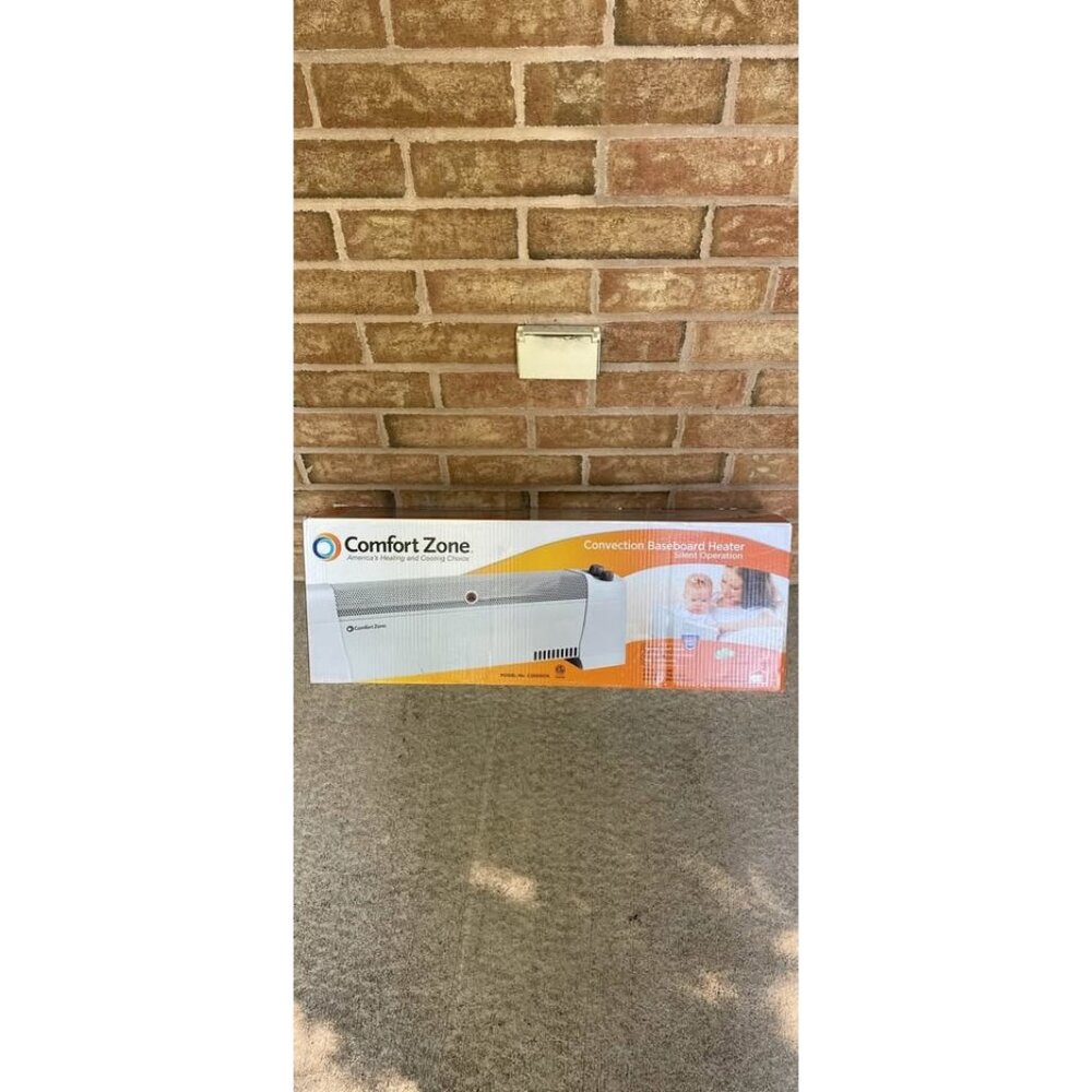 Comfort Zone Convection Baseboard Heater Electric Portable